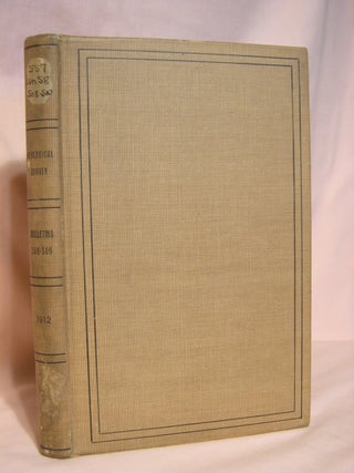 Item #39327 UNITED STATES GEOLOGICAL SURVEY BULLETINS NOS. 508 and 509: 508] THE ONODAGA FAUNA OF...