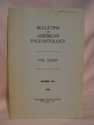 Item #39328 A BIBLIOGRAPHY OF CONULARIDA: BULLETINS OF AMERICAN PALEONTOLOGY, VOL. XXXIV [34],...