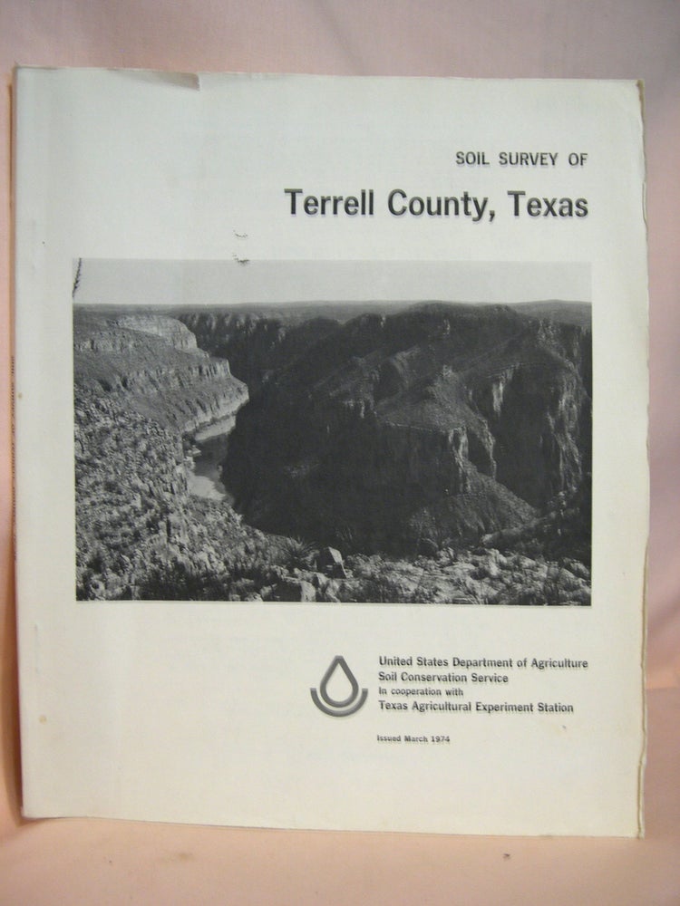 Item #39411 AOIL SURVEY OF TERRELL COUNTY, TEXAS. August J. Turner, Robert E. Fox.