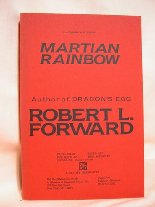 Item #39554 MARTIAN RAINBOW. Robert L. Forward