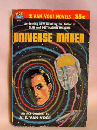Item #40111 UNIVERSE MAKER, bound with THE WORLD OF NULL-A. A. E. Van Vogt