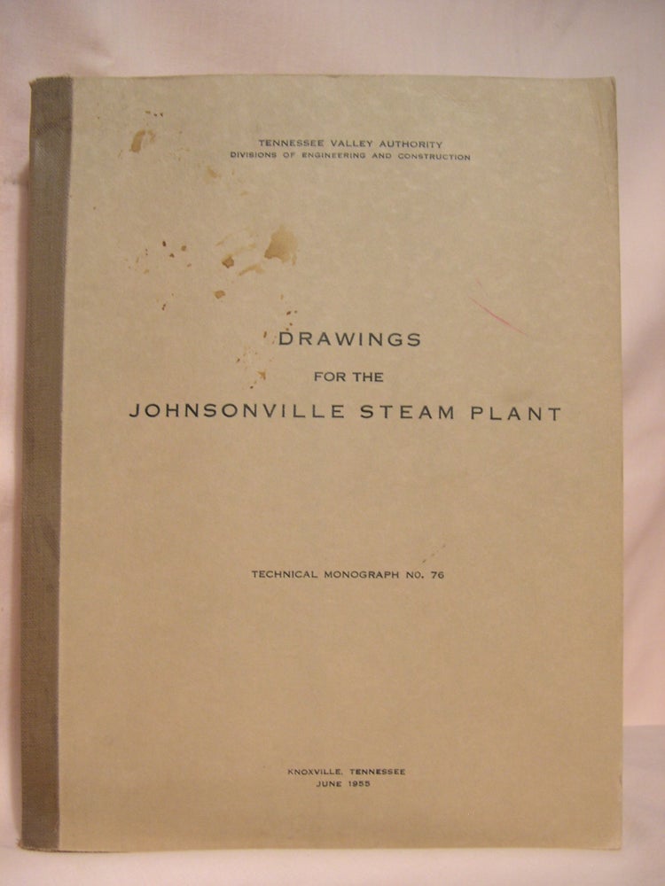 Item #40231 DRAWINGS FOR THE JOHNSONVILLE STEAM PLANT