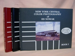 Item #40771 NEW YORK CENTRAL COLOR PHOTOGRAPHY OF ED NOWAK, BOOK I, II, & III. Ed Nowak