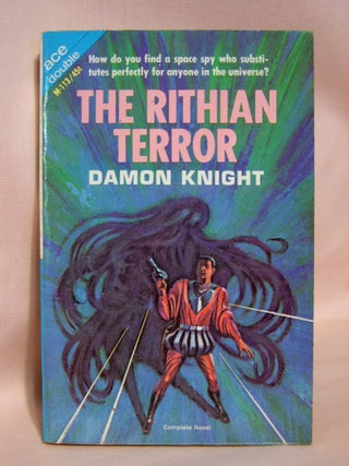 Item #41215 THE RITHIAN TERROR, bound with OFF CENTER. Damon Knight