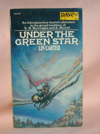 Item #41591 UNDER THE GREEN STAR. Lin Carter
