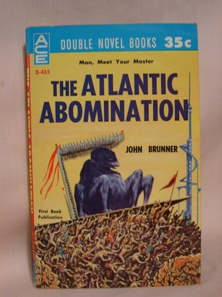 Item #41598 MEETING AT INFINITY, bound with BEYOND THE SILVER SKY. John Brunner, David Grinnell,...