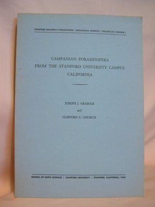 Item #42023 CAMPANIAN FORAMINIFERA FROM THE STANFORD UNIVERSITY CAMPUS, CALIFORNIA; GEOLOGICAL...
