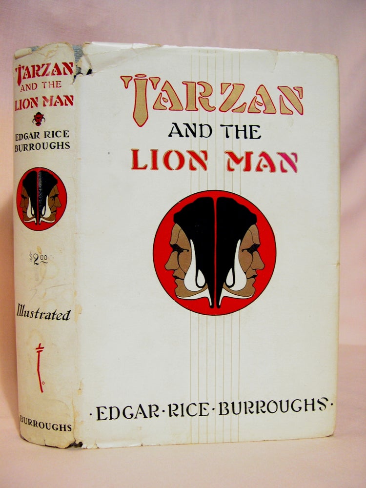 Item #42118 TARZAN AND THE LION MAN. Edgar Rice Burroughs.