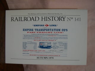 Item #42454 THE RAILROAD AND LOCOMOTIVE HISTORICAL SOCIETY, RAILROAD HISTORY 141, AUTUMN 1979....