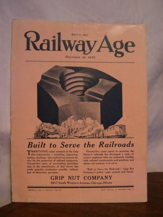 Item #42511 RAILWAY AGE: VOLUME 90, NUMBER 18, MAY 2, 1931. Samuel O. Dunn