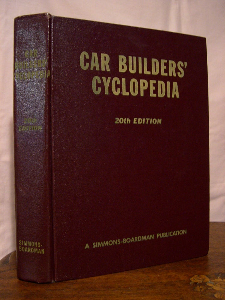 Item #43482 CAR BUILDERS' CYCLOPEDIA OF AMERICAN PRACTICE, 1957. C. L. Combes.