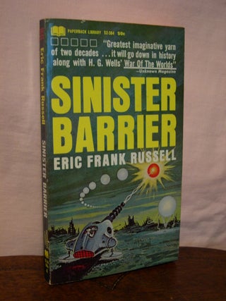 Item #44455 SINISTER BARRIER. Eric Frank Russell