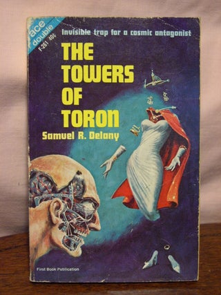 Item #44492 THE TOWERS OF TORON, bound with THE LUNAR EYE. Samuel R. Delany, Robert Moore Williams