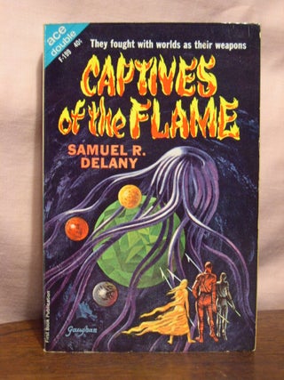 Item #44500 CAPTIVES OF THE FLAME, bound with THE PSIONIC MENACE. Samuel R. Delany, Keith...