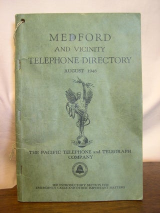 Item #44908 MEDFORD [OREGON] AND VICINITY TELEPHONE DIRECTORY, AUGUST 1948