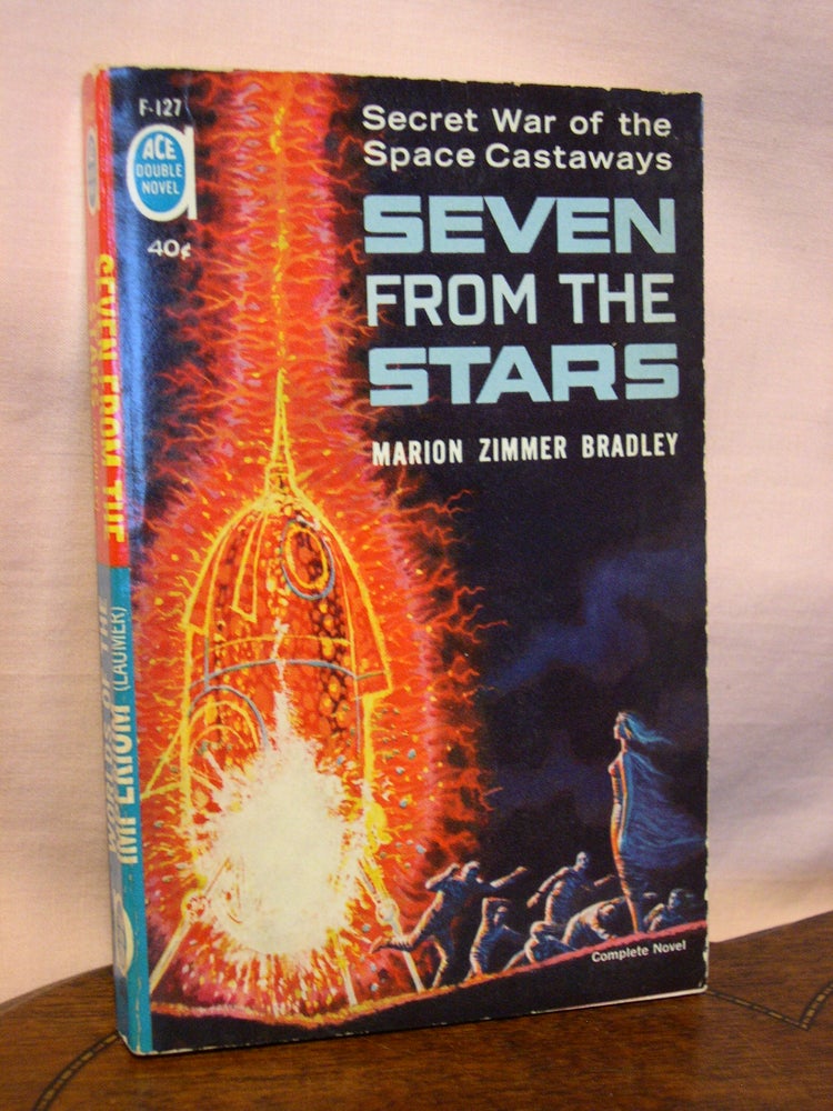 Item #45105 SEVEN FROM THE STARS bound with WORLDS OF THE IMPERIUM. Marion Zimmer Bradley, Keith Laumer.