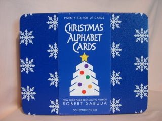 Item #46363 CHRISTMAS ALPHABET CARDS: COLLECTIBLE TIN SET. Robert Sabuda
