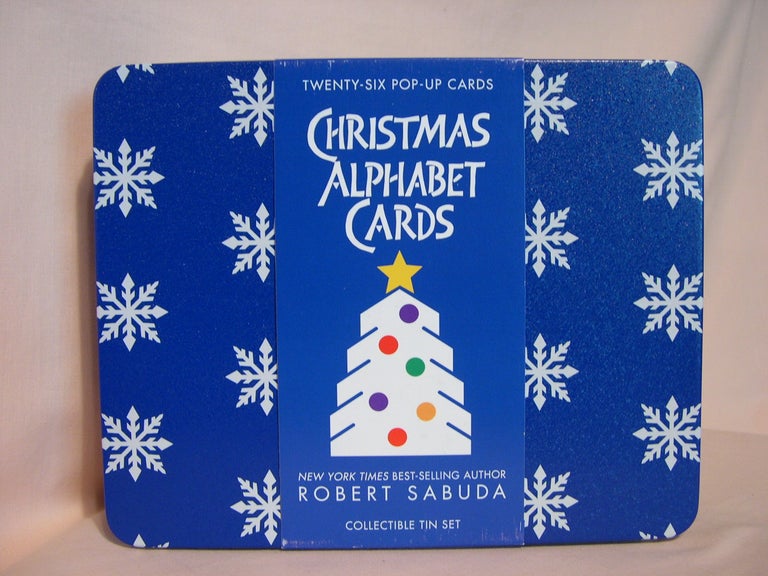 Item #46363 CHRISTMAS ALPHABET CARDS: COLLECTIBLE TIN SET. Robert Sabuda.
