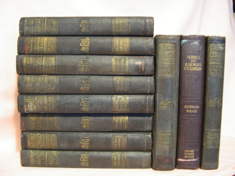 Item #46914 RAILWAY LIBRARY. ELEVEN VOLUMES. Thomas H. Russell, in chief.