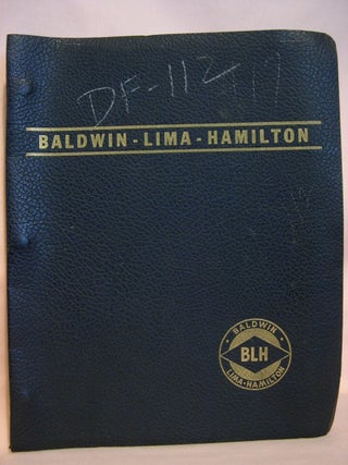 Item #46972 BALDWIN-LIMA-HAMILTON DIESEL AMINTENANCE BOOK
