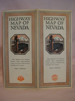 Item #47106 HIGHWAY MAP OF NEVADA, SHELL COMPANY, 1928