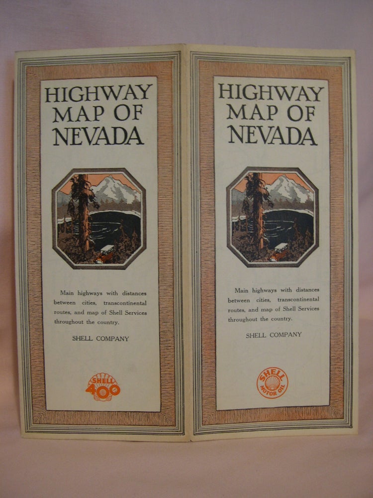 Item #47106 HIGHWAY MAP OF NEVADA, SHELL COMPANY, 1928
