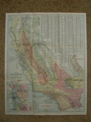 MAP OF CALIFORNIA WITH A BRIEF DESCRIPTION OF ITS RESOURCES, ATTRACTIONS, TOPGRAPHY AND CLIMATE