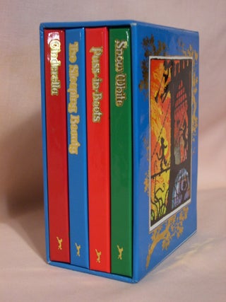 Item #47321 RAIRY TALE LIBRARY; four volume set comprising: Cinderella; Puss-in-Boots; The...