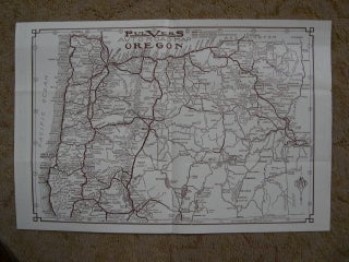 Item #47484 PULVERS OFFICIAL HIGHWAY MAP OF OREGON WITH LIST OF TOURIST ACCOMMODATIONS