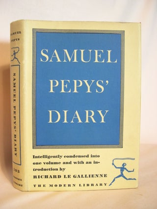 Item #47666 PASSAGES FROM THE DIARY OF SAMUEL PEPYS. Samuel. Edited and Pepys, Richard Le Gallienne