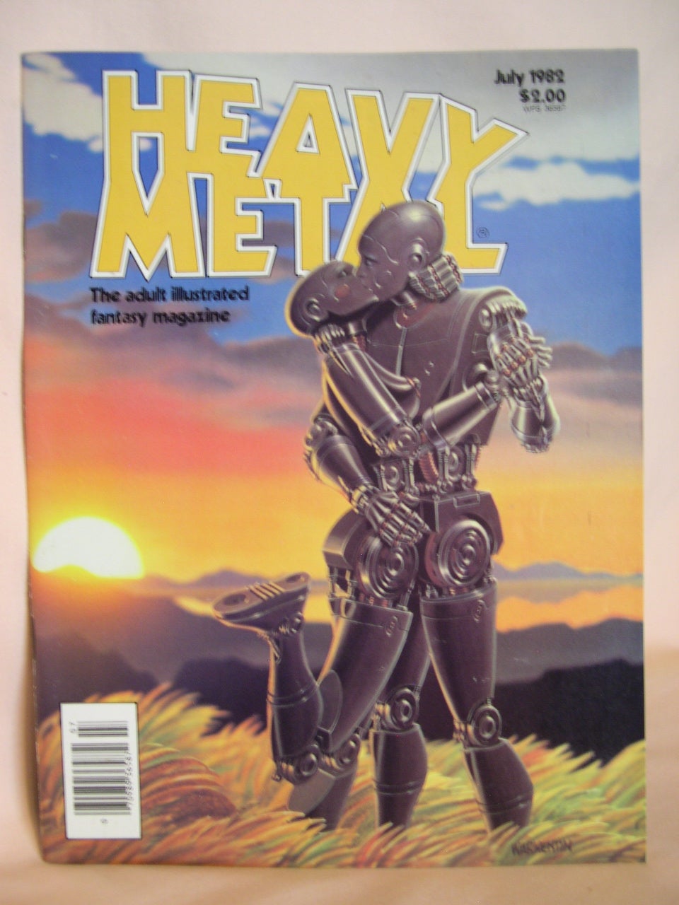 HEAVY METAL, ADULT ILLUSTRATED FANTASY MAGAZINE; JULY 1982, VOLUME VI,  NUMBER 4 by Julie Simmons-Lynch on Robert Gavora Fine and Rare Books