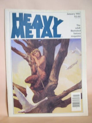 Item #47727 HEAVY METAL, ADULT ILLUSTRATED FANTASY MAGAZINE; JANUARY 1983, VOLUME VI, NUMBER 10....