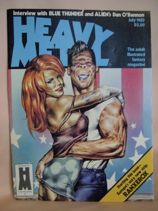 Item #47739 HEAVY METAL, ADULT ILLUSTRATED FANTASY MAGAZINE; JULY 1983, VOLUME VII, NUMBER 4....