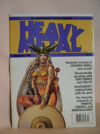 Item #47751 HEAVY METAL, ADULT ILLUSTRATED FANTASY MAGAZINE; DECEMBER 1983, VOLUME VII, NUMBER 9....