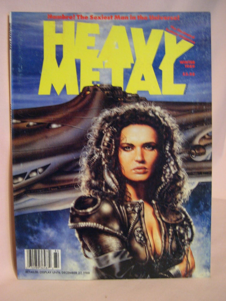 Item #47766 HEAVY METAL, ADULT ILLUSTRATED FANTASY MAGAZINE; WINTER 1989, VOLUME XII, NO. IV. Julie Simmons-Lynch.