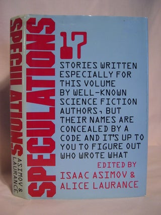 Item #48230 SPECULATIONS. Isaac Asimov, Alice Laurance