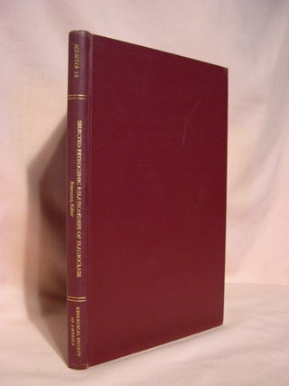 Item #48623 SELECTED PETROGENIC RELATIONSHIPS OF PLAGOCLASE; SOCIETY MEMOIR 52, JANUARY 15, 1953....