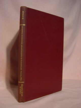 Item #48628 SELECTED PETROGENIC RELATIONSHIPS OF PLAGOCLASE; SOCIETY MEMOIR 52, JANUARY 15, 1953....