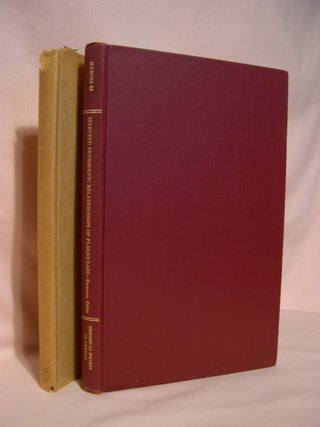 Item #48636 SELECTED PETROGENIC RELATIONSHIPS OF PLAGOCLASE; SOCIETY MEMOIR 52, JANUARY 15, 1953....