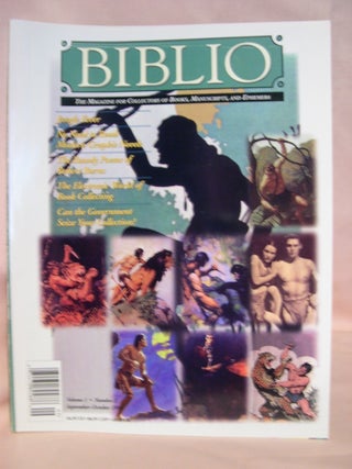 Item #48659 BIBLIO: THE MAGAZINE FOR COLLECTORS OF BOOKS, MANUSCRIPTS, AND EPHEMERA; VOLUME 1 ...