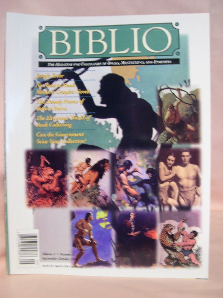 Item #48659 BIBLIO: THE MAGAZINE FOR COLLECTORS OF BOOKS, MANUSCRIPTS, AND EPHEMERA; VOLUME 1 NUMBER 2, SEPTEMBER-OCTOBER 1996. Ann Knutson.