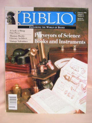 Item #48662 BIBLIO: THE MAGAZINE FOR COLLECTORS OF BOOKS, MANUSCRIPTS, AND EPHEMERA; VOLUME 3 ...