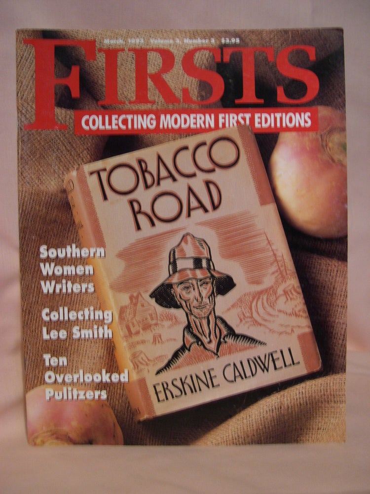 Item #48669 FIRSTS: COLLECTING MODERN FIRST EDITIONS; THE BOOK COLLECTOR'S MAGAZINE; OCTOBER, 1993 VOLUME 3, NUMBER 3. Kathryn Smiley.