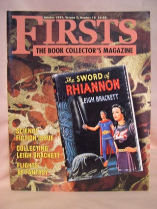Item #48672 FIRSTS: COLLECTING MODERN FIRST EDITIONS; THE BOOK COLLECTOR'S MAGAZINE; OCTOBER,...