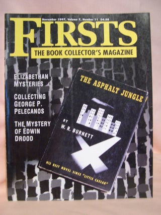 Item #48673 FIRSTS: COLLECTING MODERN FIRST EDITIONS; THE BOOK COLLECTOR'S MAGAZINE; OCTOBER,...