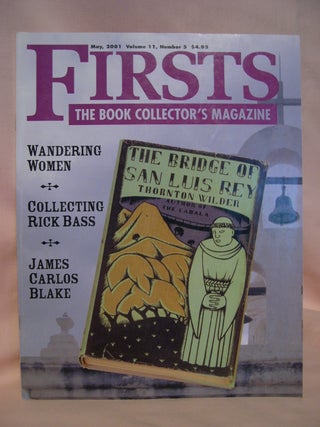 Item #48675 FIRSTS: COLLECTING MODERN FIRST EDITIONS; THE BOOK COLLECTOR'S MAGAZINE; OCTOBER,...