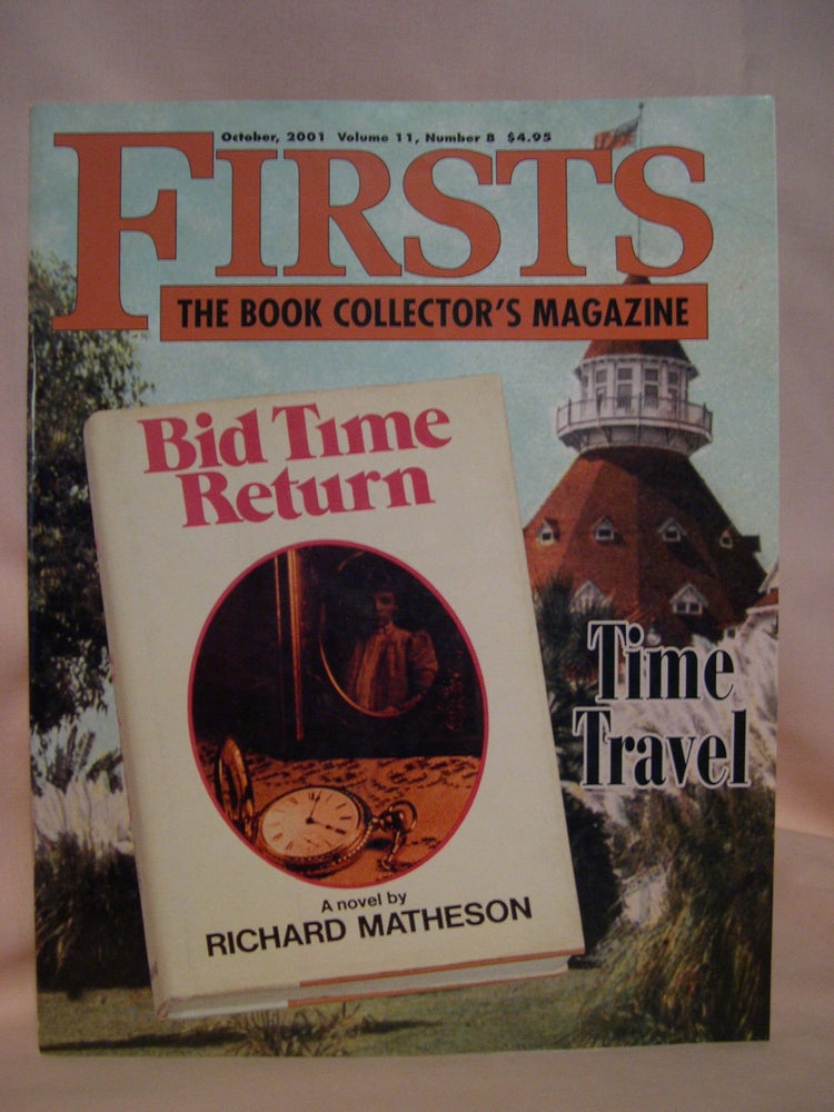 Item #48677 FIRSTS: COLLECTING MODERN FIRST EDITIONS; THE BOOK COLLECTOR'S MAGAZINE; OCTOBER, 2001 VOLUME 11, NUMBER 8. Kathryn Smiley.