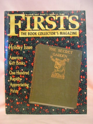 Item #48678 FIRSTS: COLLECTING MODERN FIRST EDITIONS; THE BOOK COLLECTOR'S MAGAZINE; OCTOBER,...