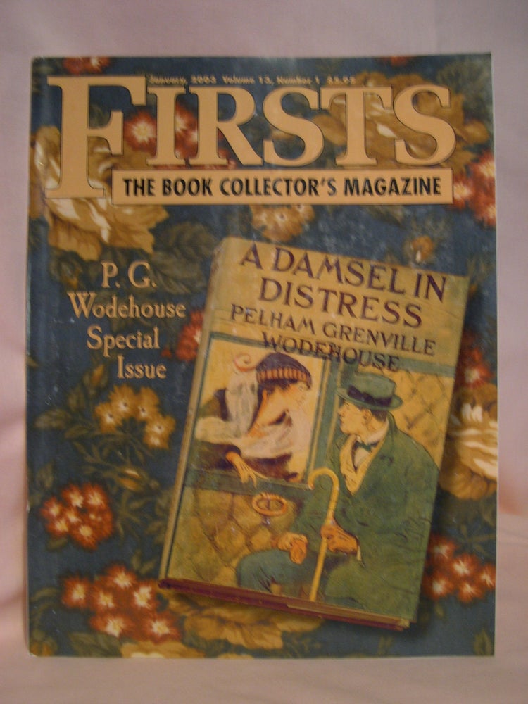 Item #48679 FIRSTS: COLLECTING MODERN FIRST EDITIONS; THE BOOK COLLECTOR'S MAGAZINE; OCTOBER, 2003 VOLUME 13, NUMBER 1. Kathryn Smiley.