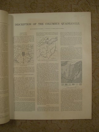 GEOLOGIC ATLAS OF THE UNITED STATES; COLUMBUS FOLIO, OHIO; FOLIO 197